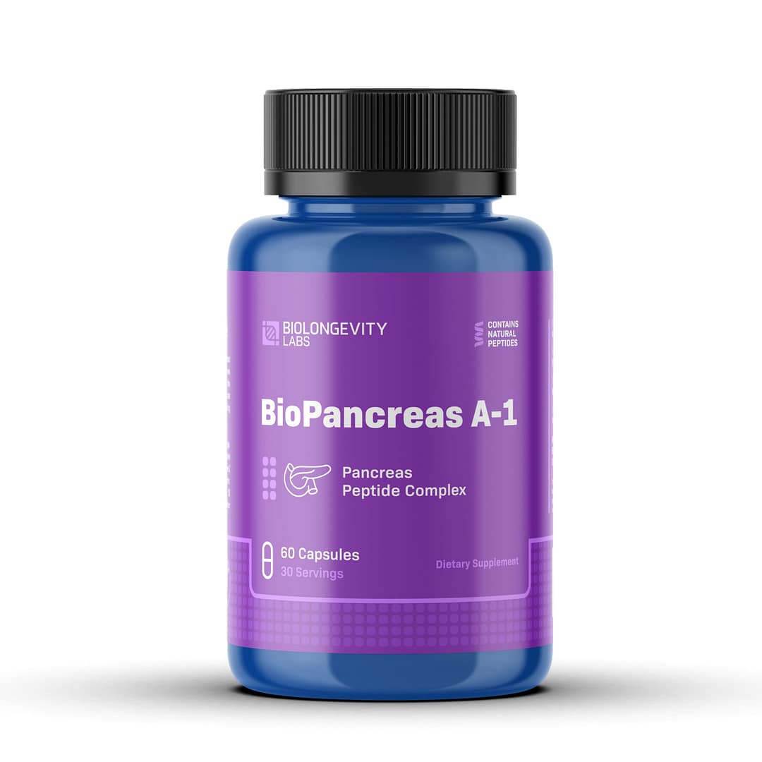 Suprefort A-1 Pancreas Peptide Bioregulator - BioPancreas - 60 Capsules - Image 2